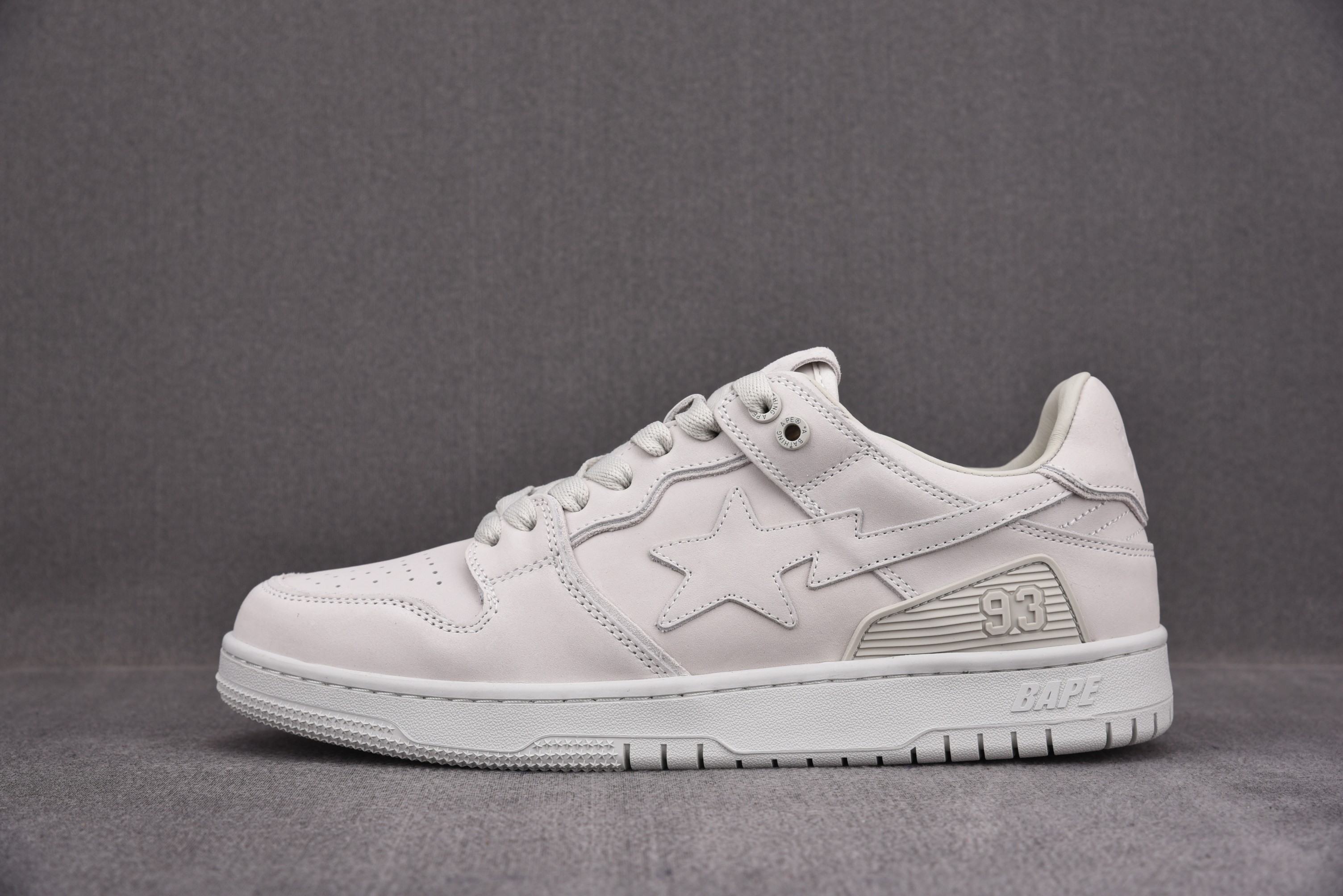 A Bathing Ape Bape SK8 Sta Triple White