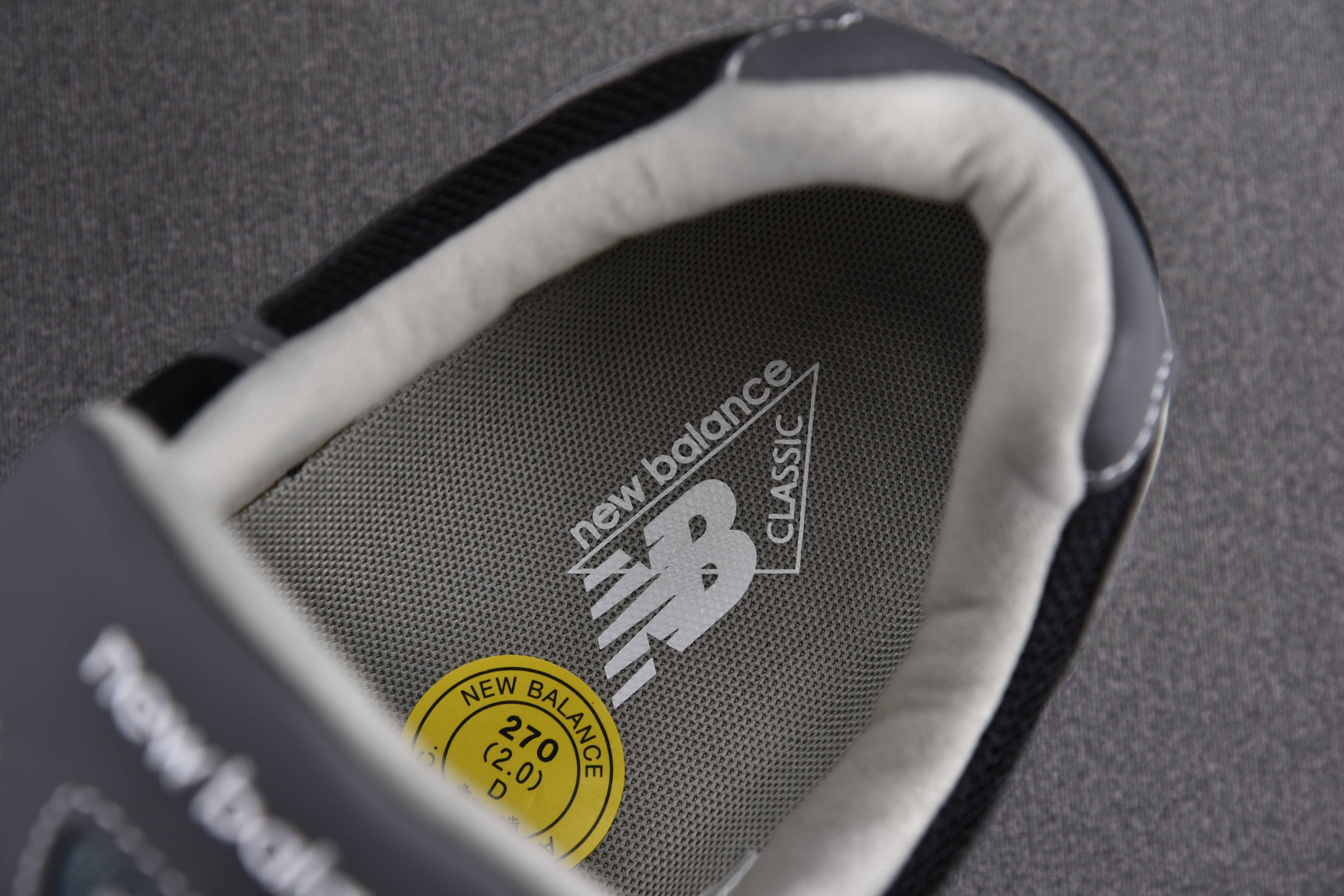 New Balance 992 Black Grey Suede