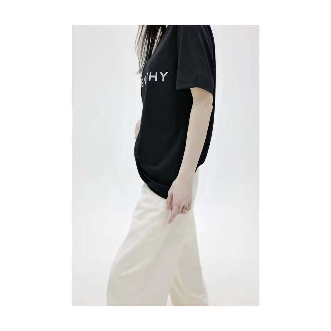 Givenchy FW22 lettering logo print T-shirt Black 5.16