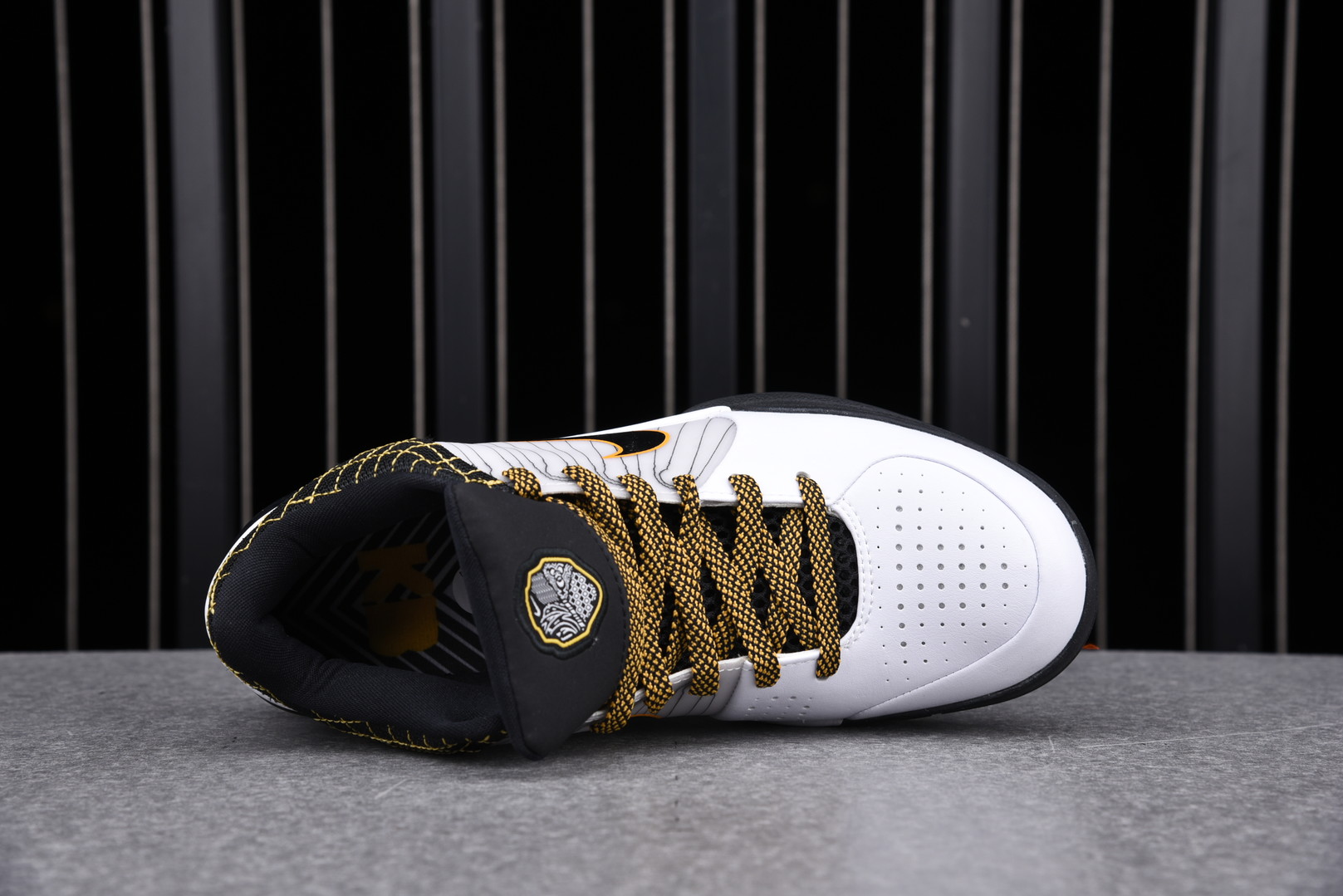 Nike Kobe 4 Protro White Black Del Sol