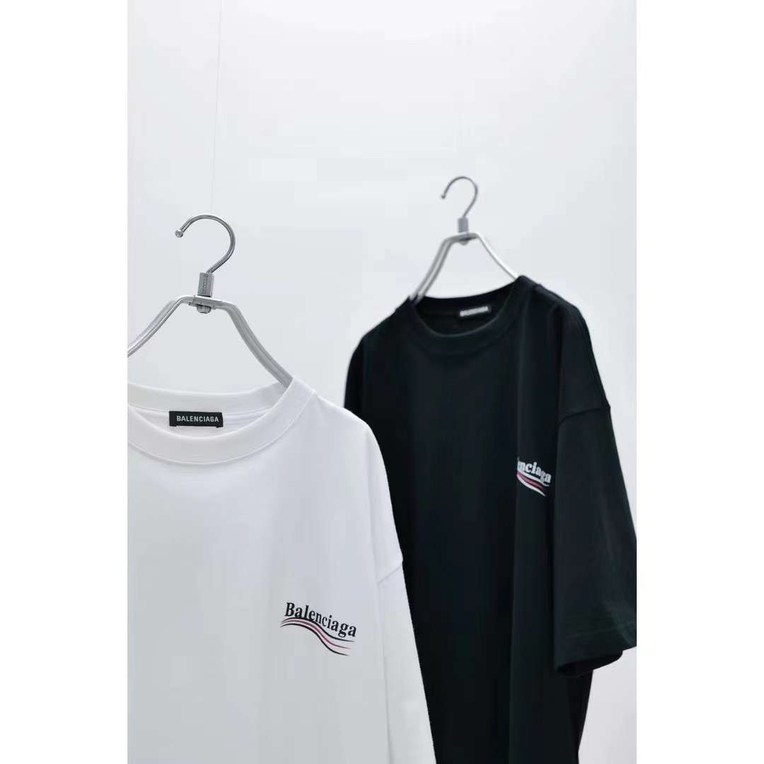 Balenciaga Political Campaign Short Sleeve White 5.16