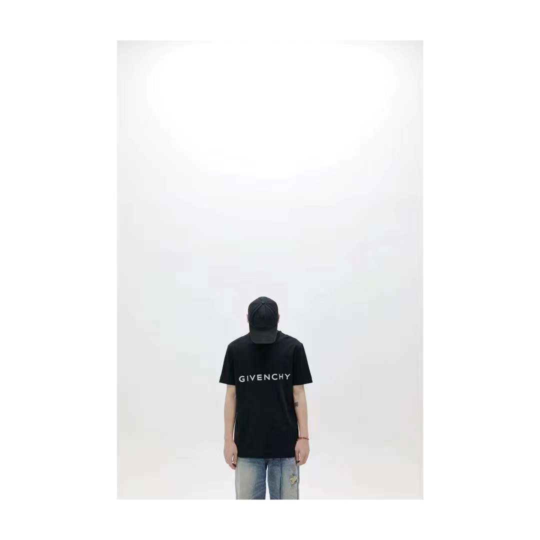 Givenchy FW22 lettering logo print T-shirt Black 5.16