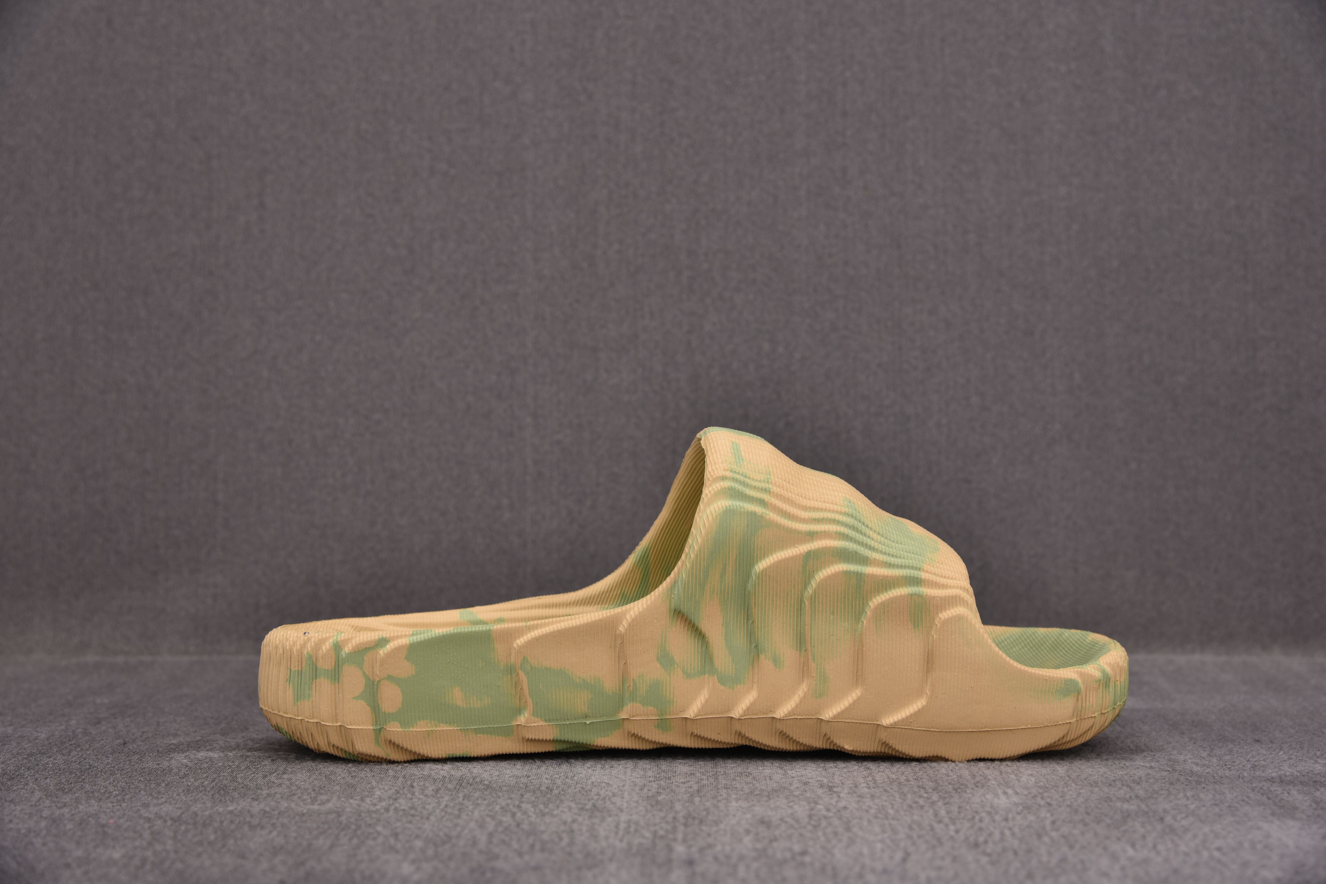 adidas Adilette 22 Slides Magic Lime St Desert Sand