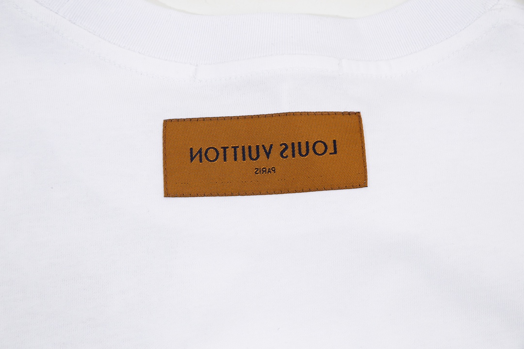 Louis Vuitton 23ss Front and Back Graphic Print Short Sleeve T-Shirt White 6.14