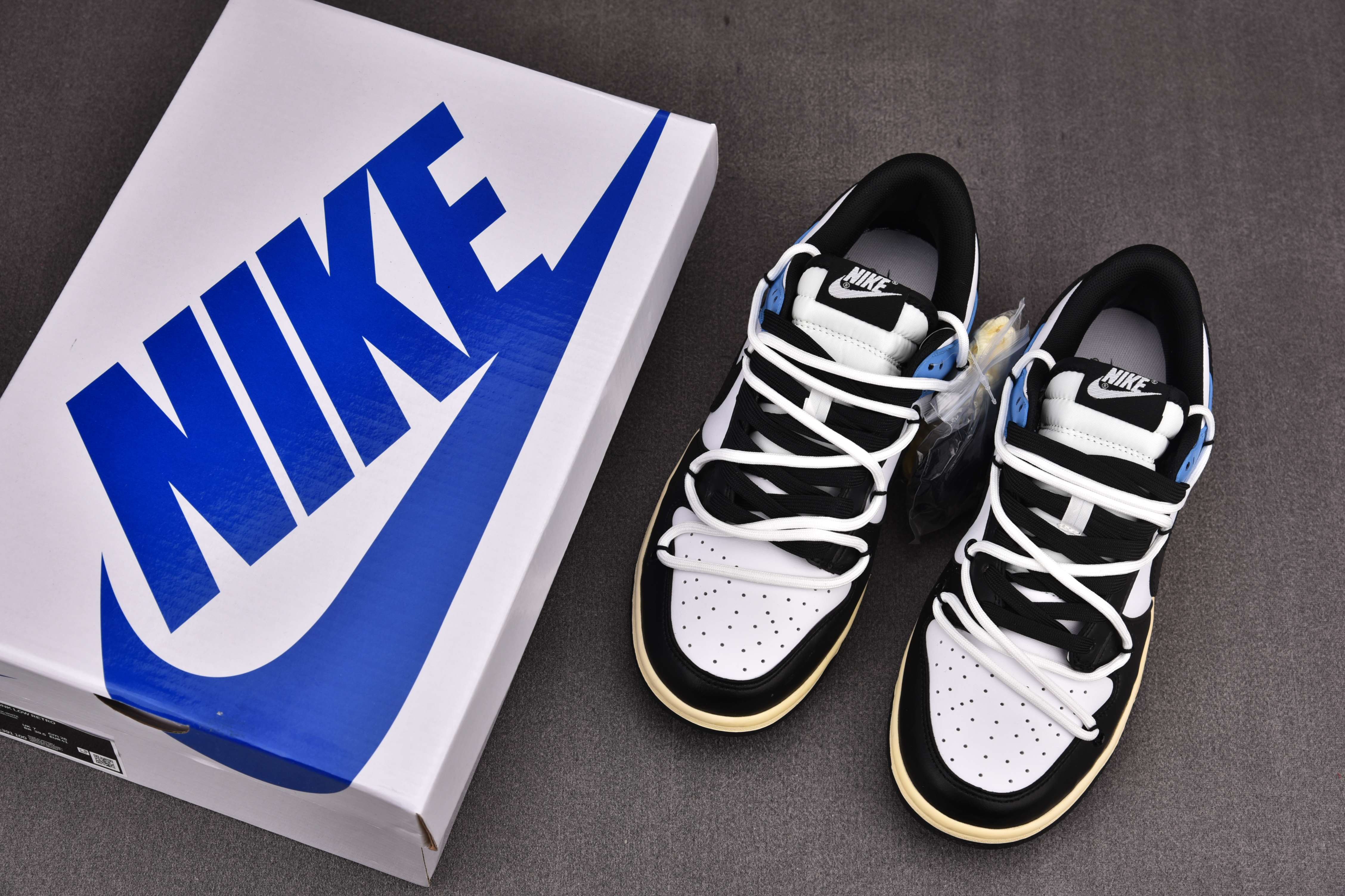 Nike Dunk Low Oxidized Black Blue White (Custom Sneaker)