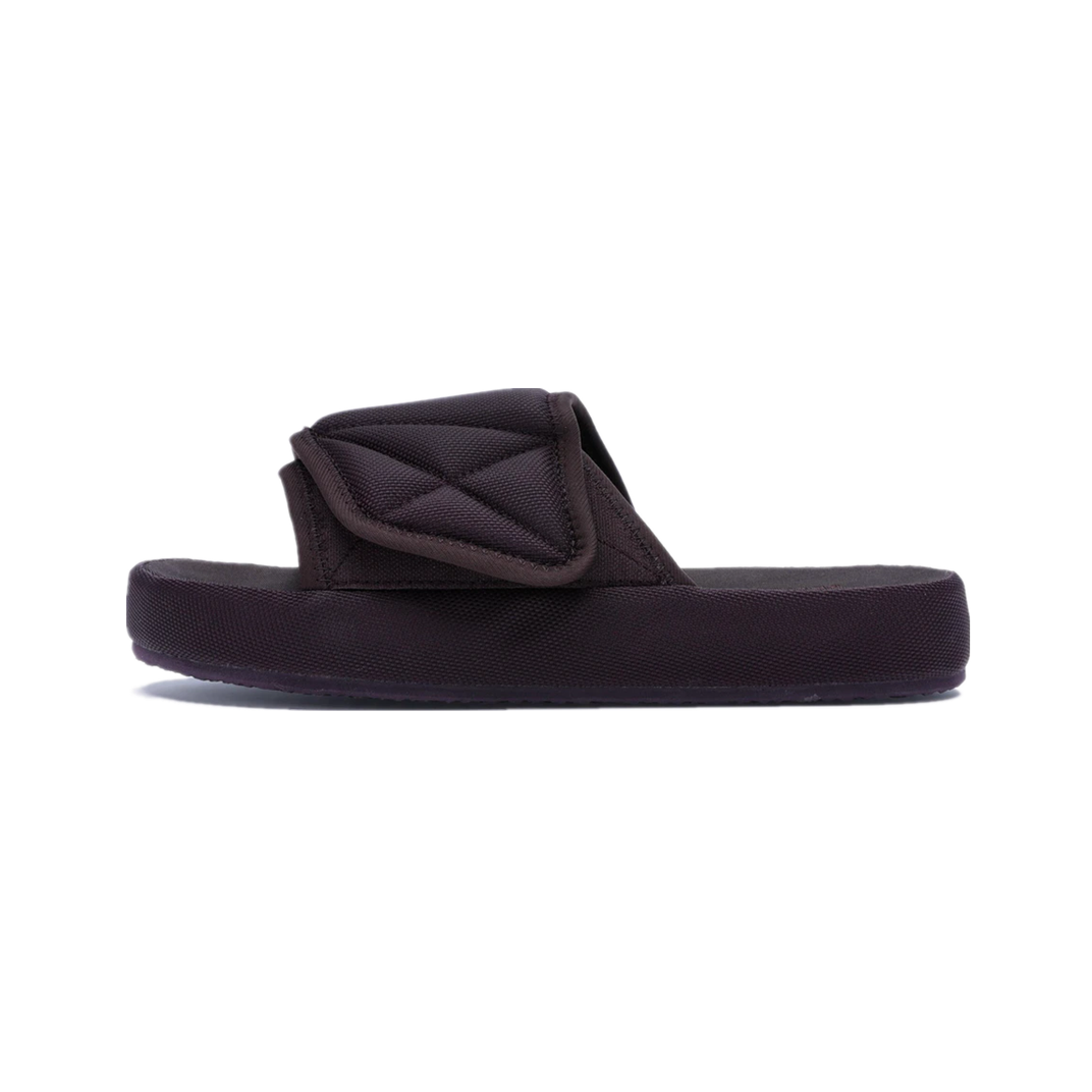 Yeezy Supply Nylon Slipper Oxblood