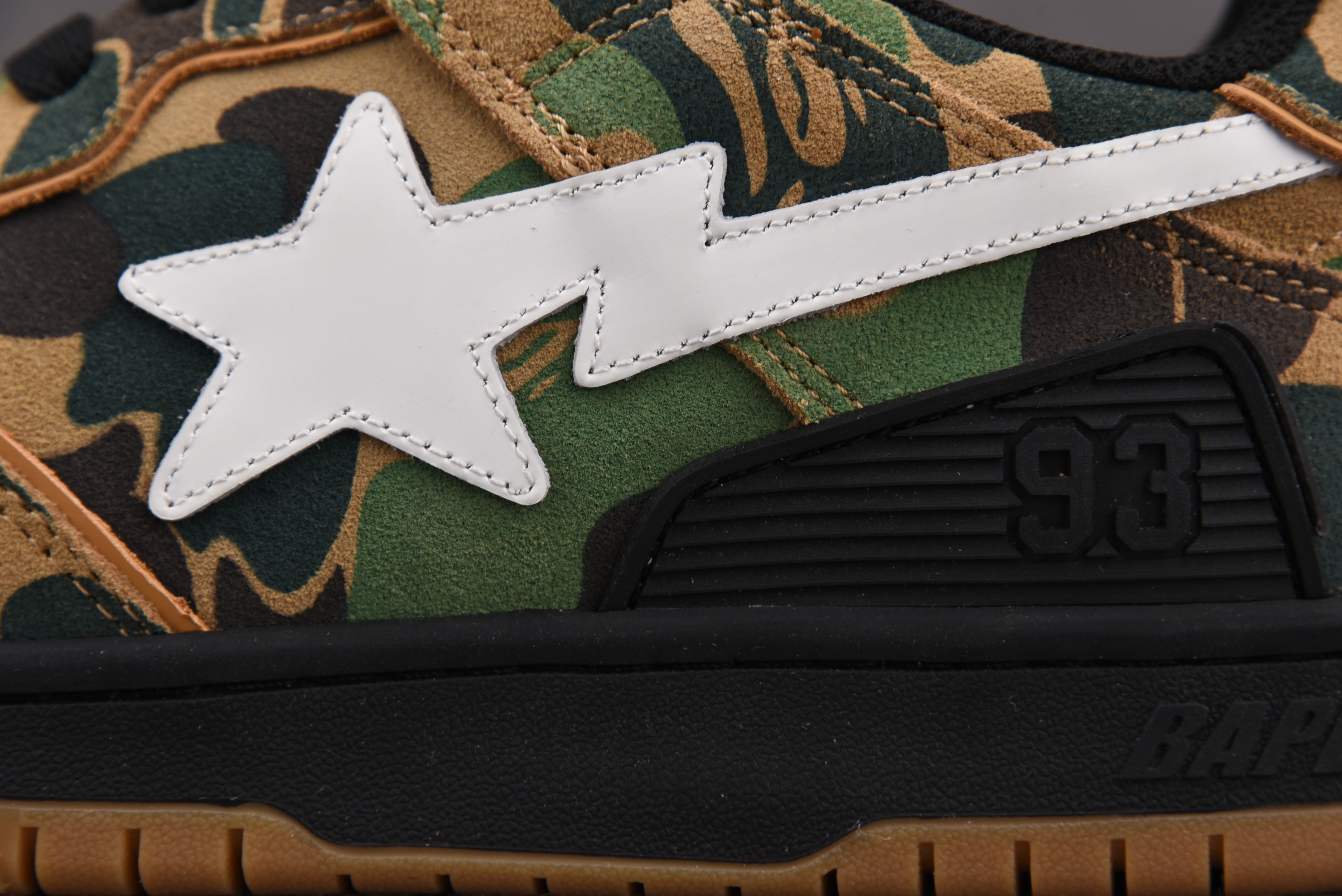 A Bathing Ape Bape SK8 Sta ABC Camo Green