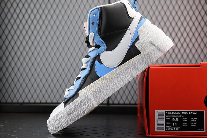 Nike Blazer High sacai White Black Legend Blue