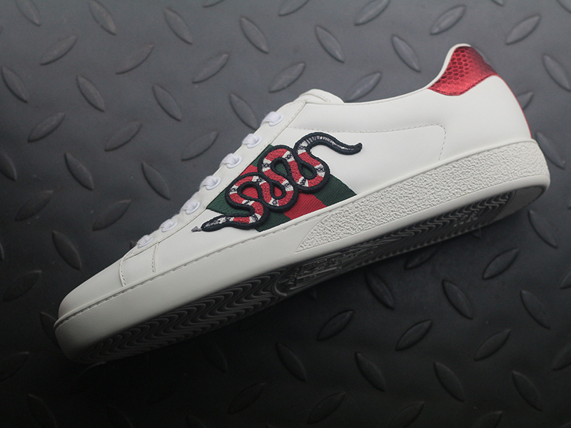 【Clearance】 Guci White Snake New Ace Sneakers（EU42=270MM）