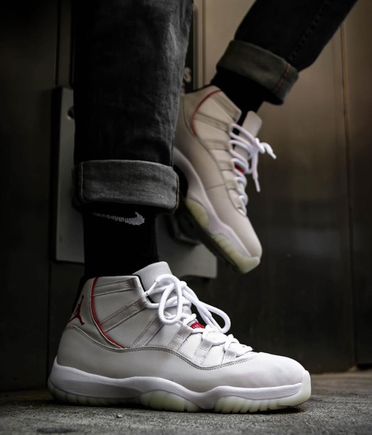 【Clearance】 Air Jordan 11 Platinum Tint （US7.5）