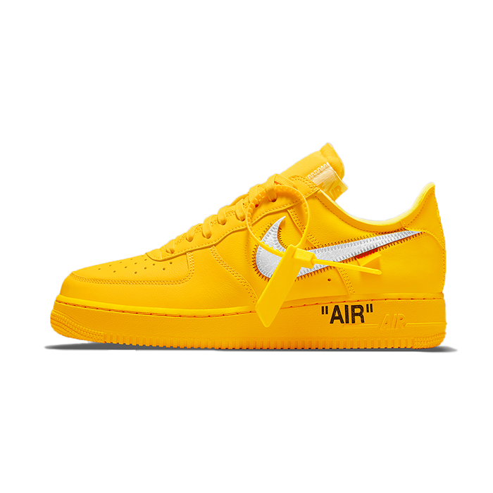 The Off-White x Nike Air Force 1 University Gold