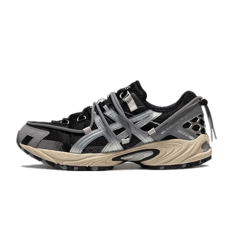 Asics Kahana TR V2 Retro Functional Athleisure Casual Sports Shoe Black Silver
