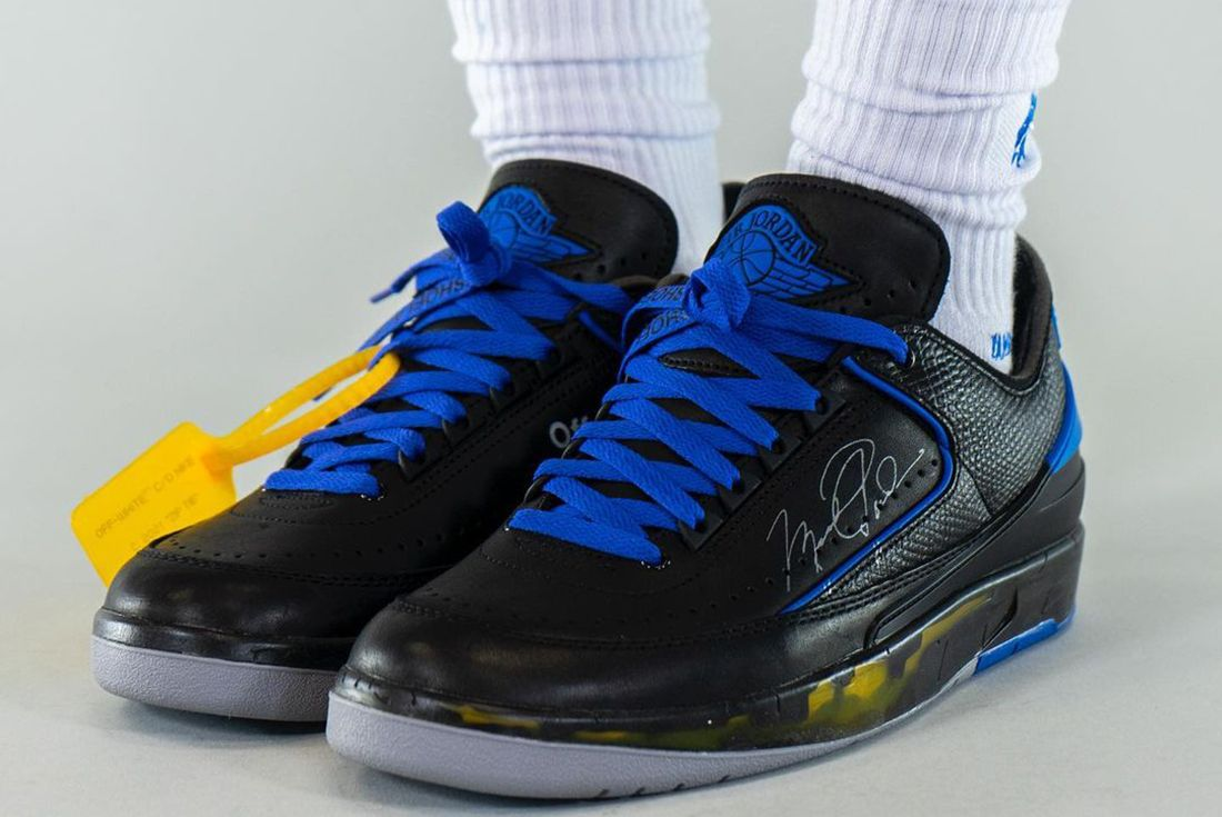 Jordan 2 Retro Low SP Off-White Black Blue