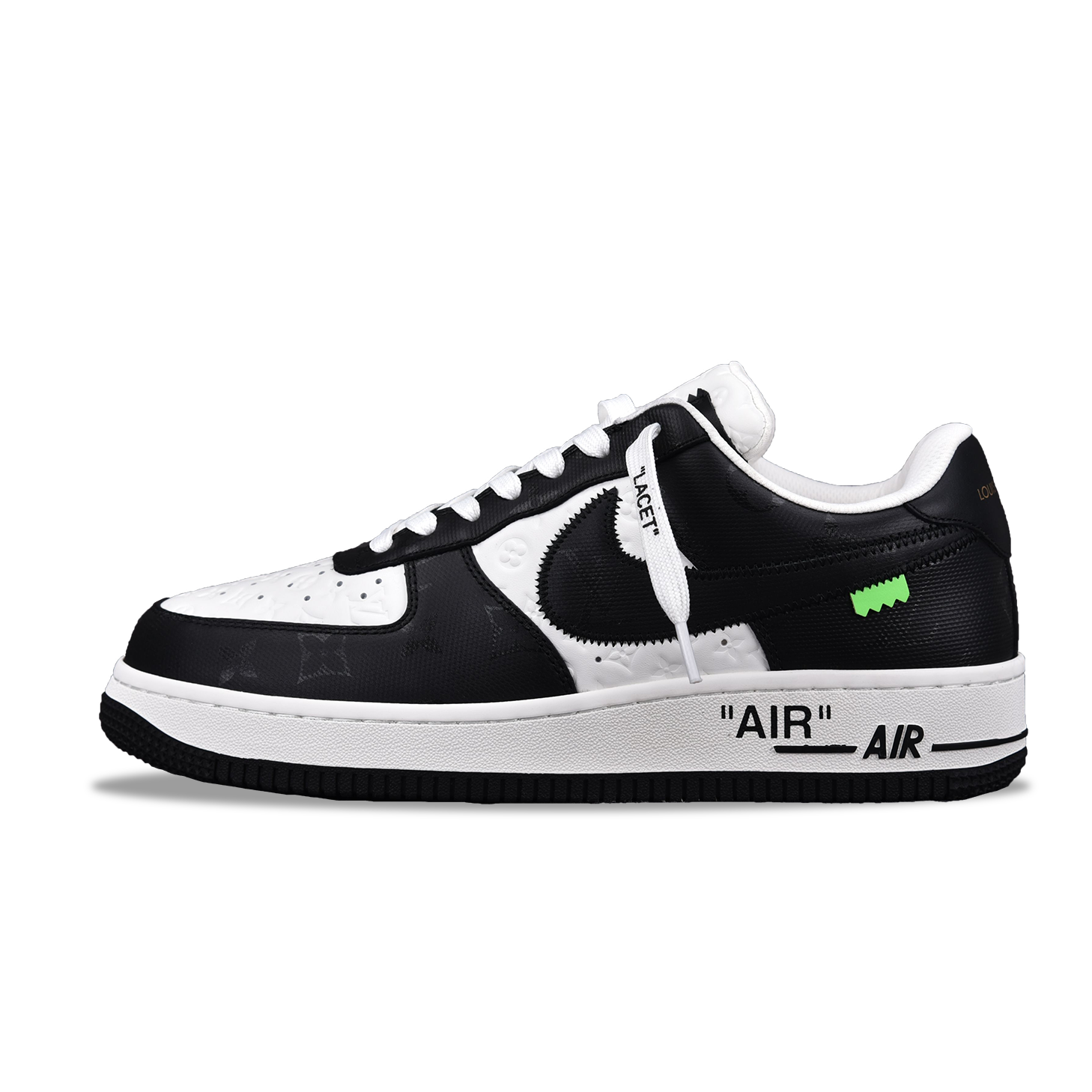 Nike Air Force 1 Low Louis Vuitton Royal Black White (Be careful about the size!!)