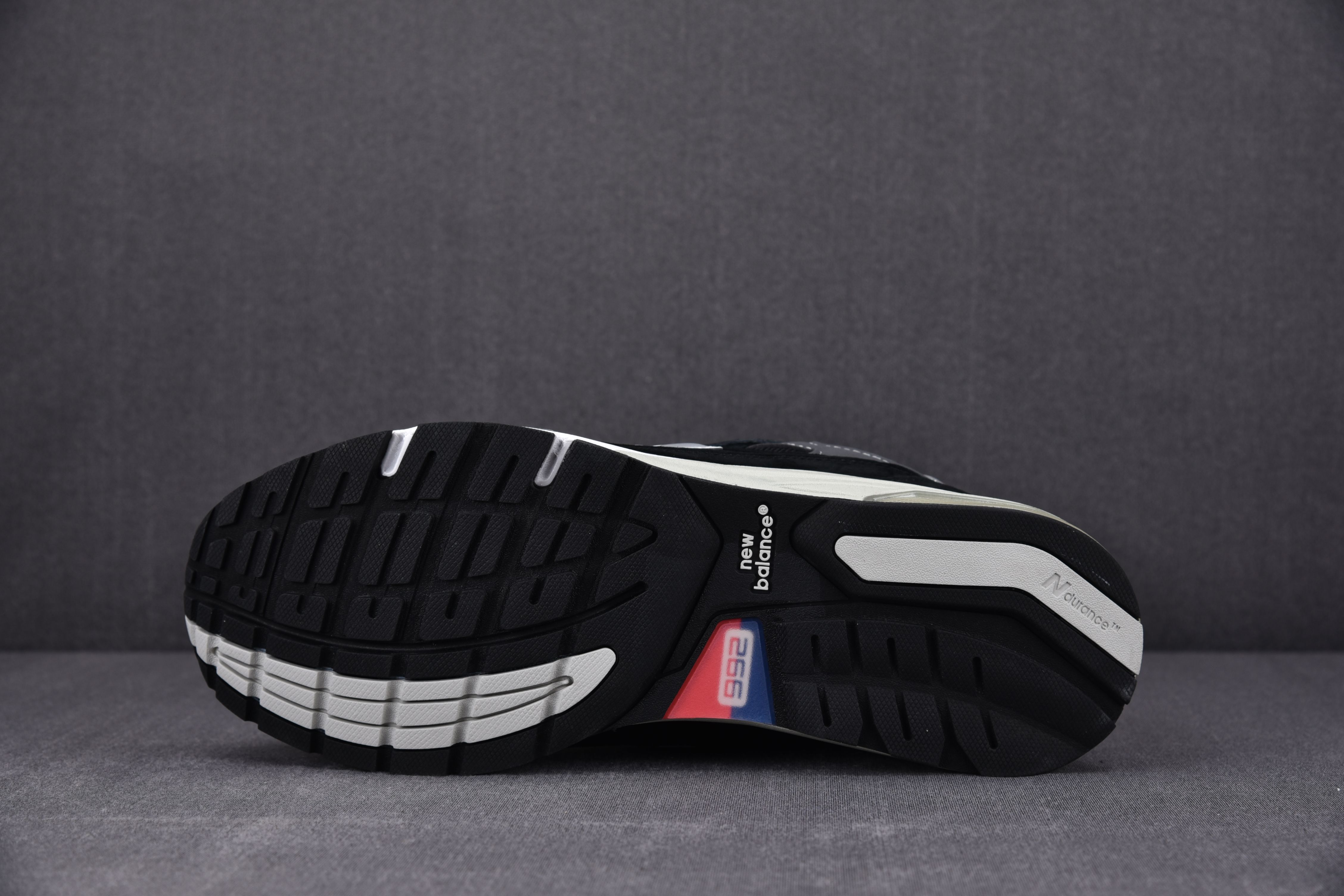 New Balance 992 Black Grey Suede