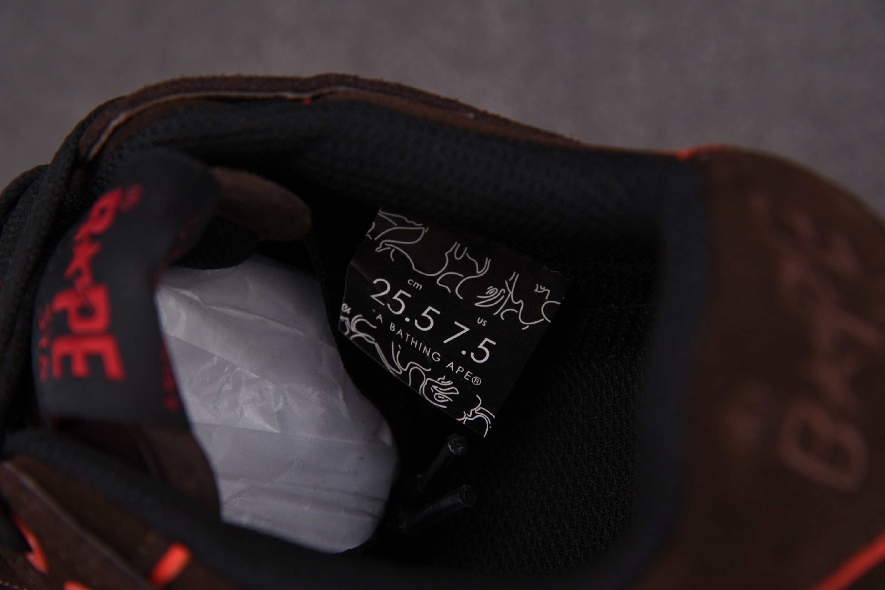 A BATHING APE BAPE SK8 STA Brown