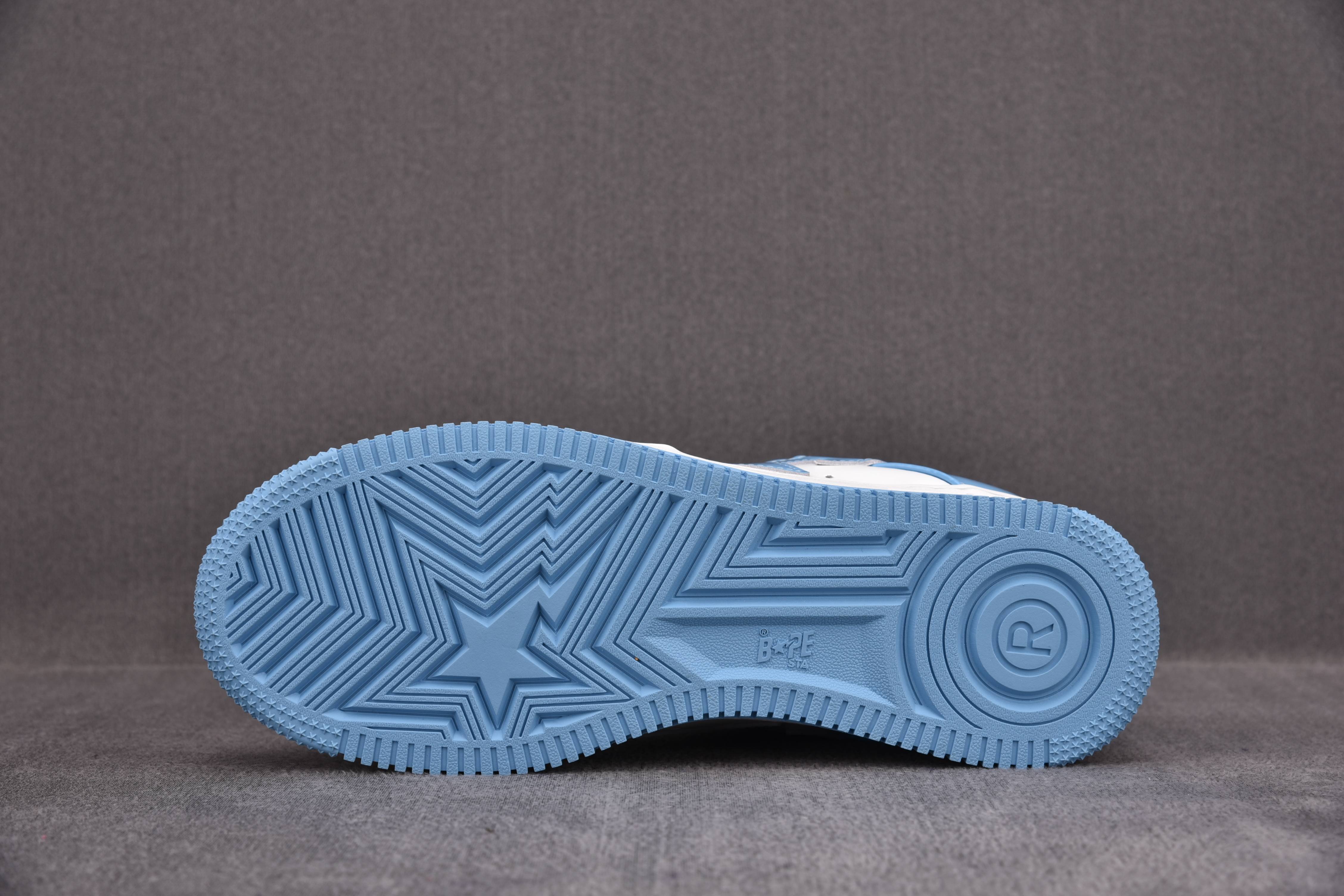 A Bathing Ape Bape Sta Low Blue