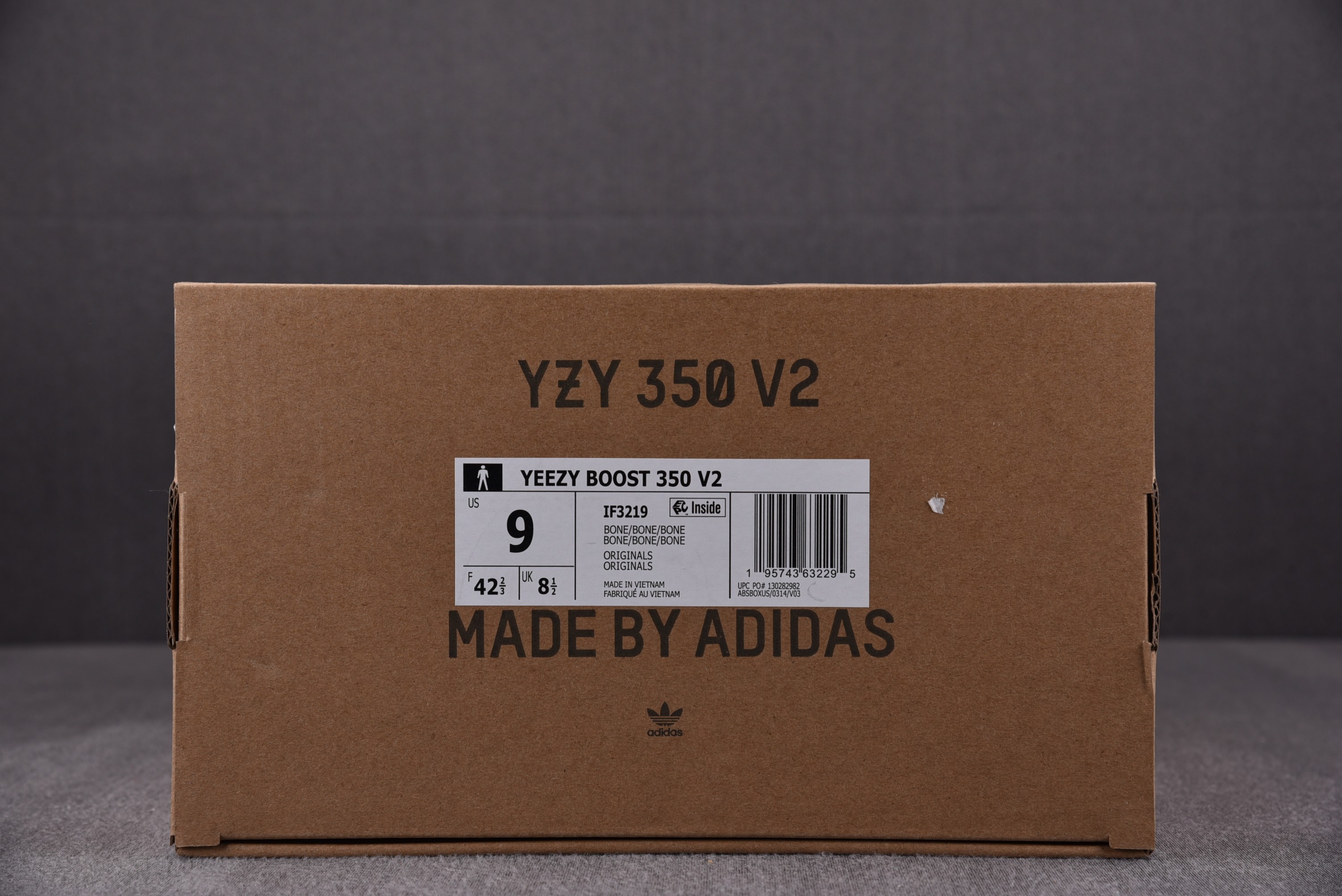 Adidas Yeezy 350 Boost V2 Space Ash Space Grey