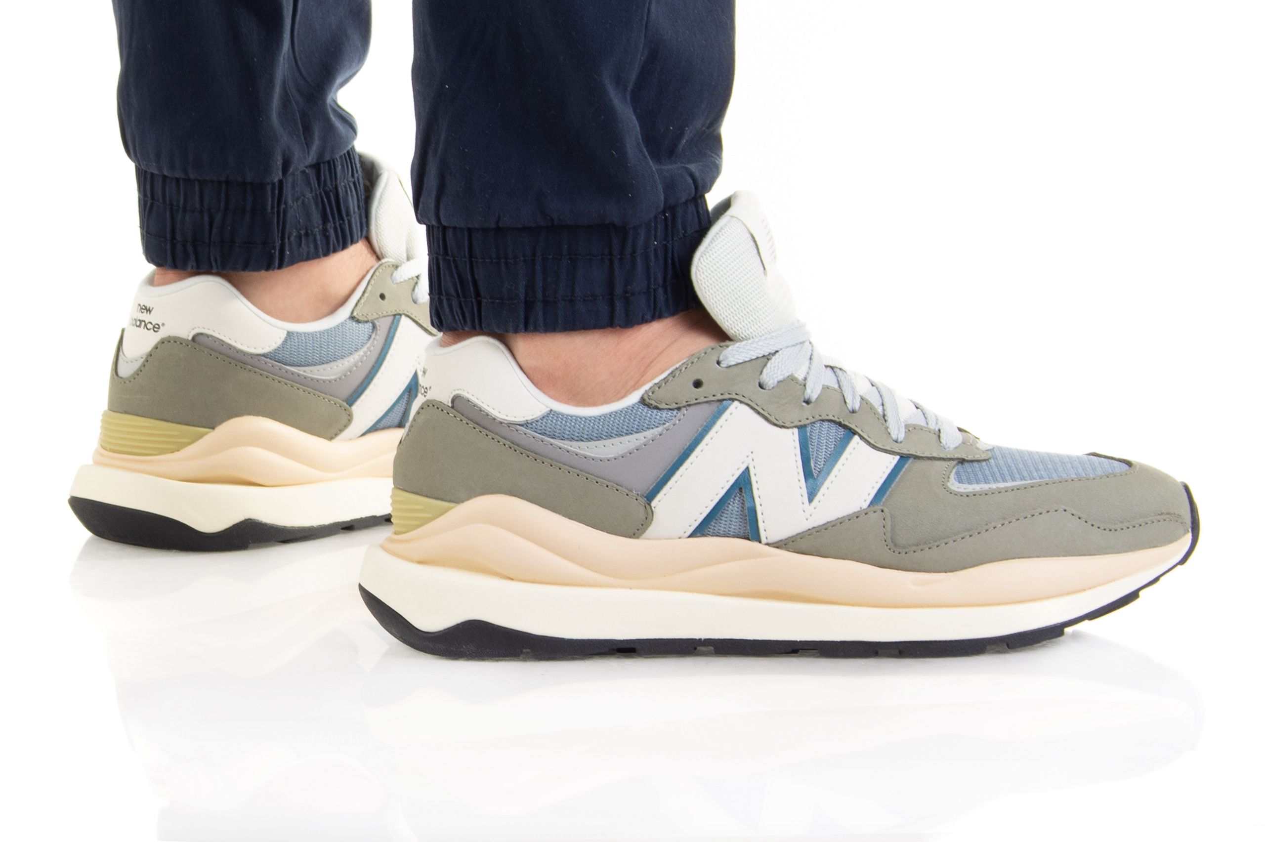New Balance 57/40 Grey Khaki Blue