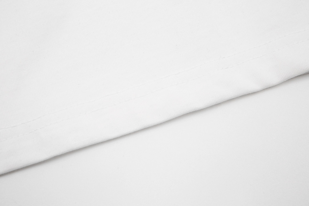 Loew SS23 new series pocket three-dimensional embroidery short-sleeved T-shirt White 6.14