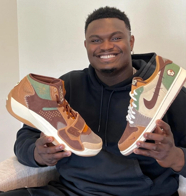 Jordan 1 Retro Low OG Zion Williamson Voodoo