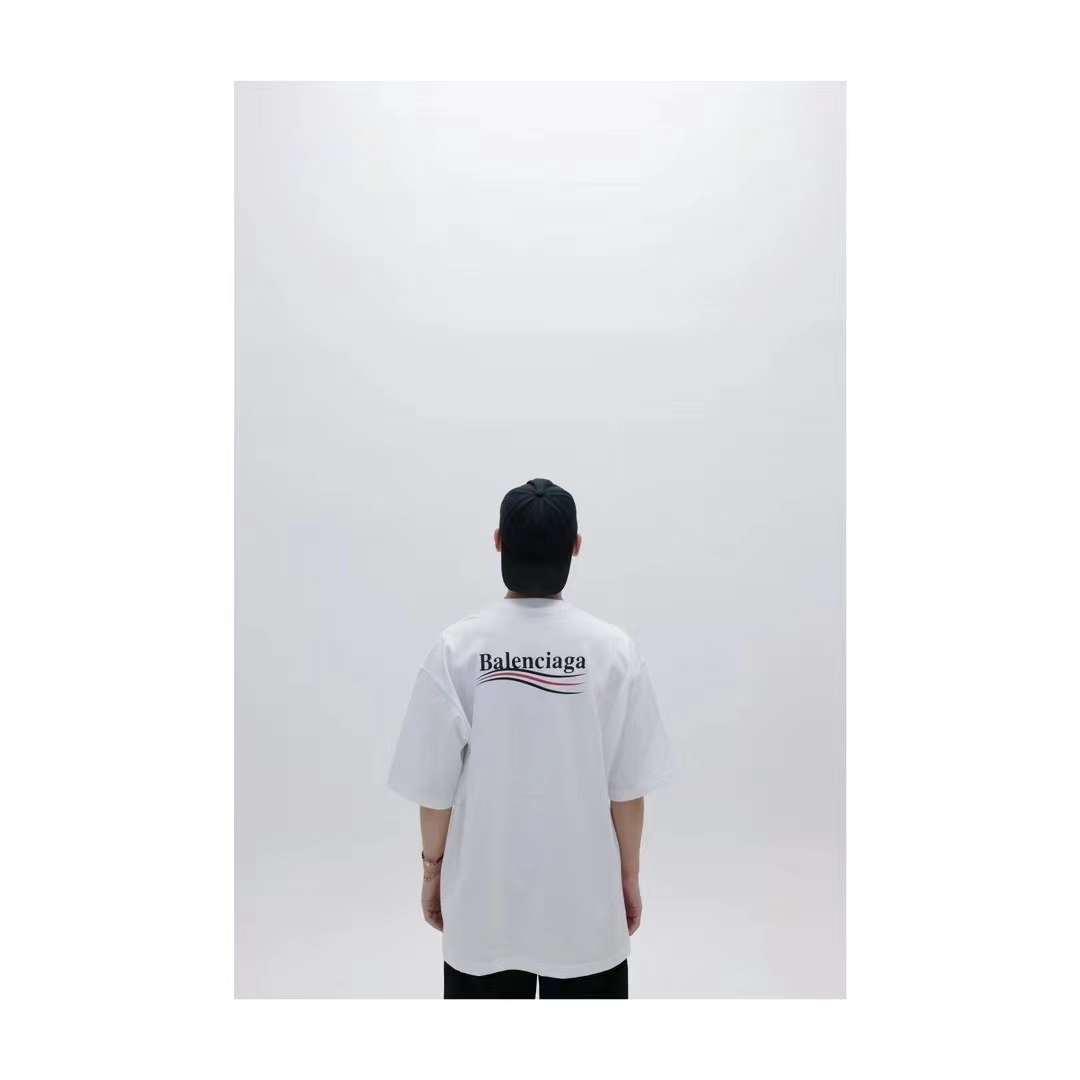 Balenciaga Political Campaign Short Sleeve White 5.16
