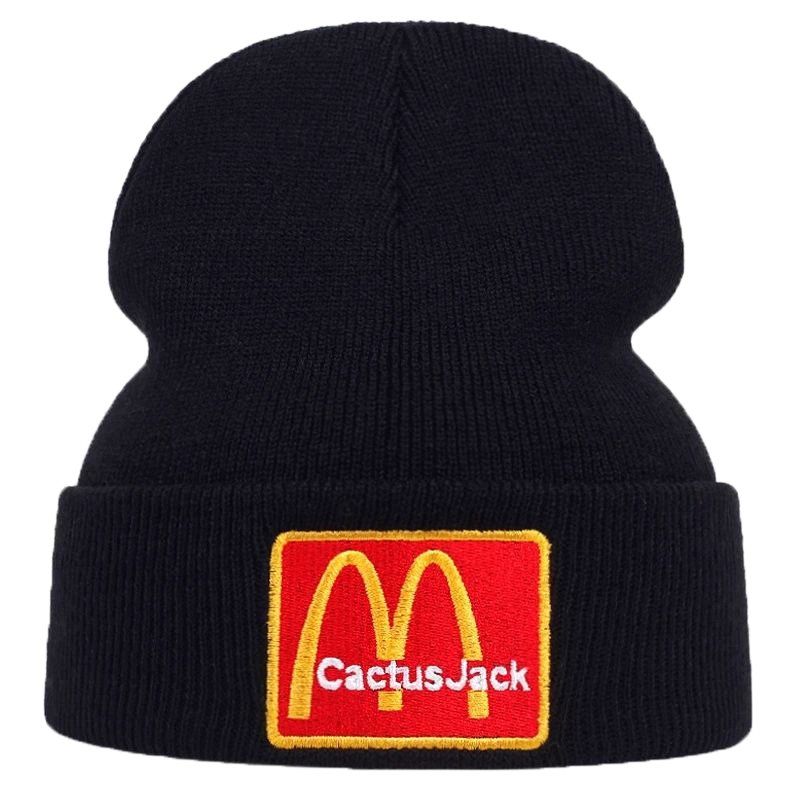Travis Scott x McDonald's Cj Arches Beanie Black
