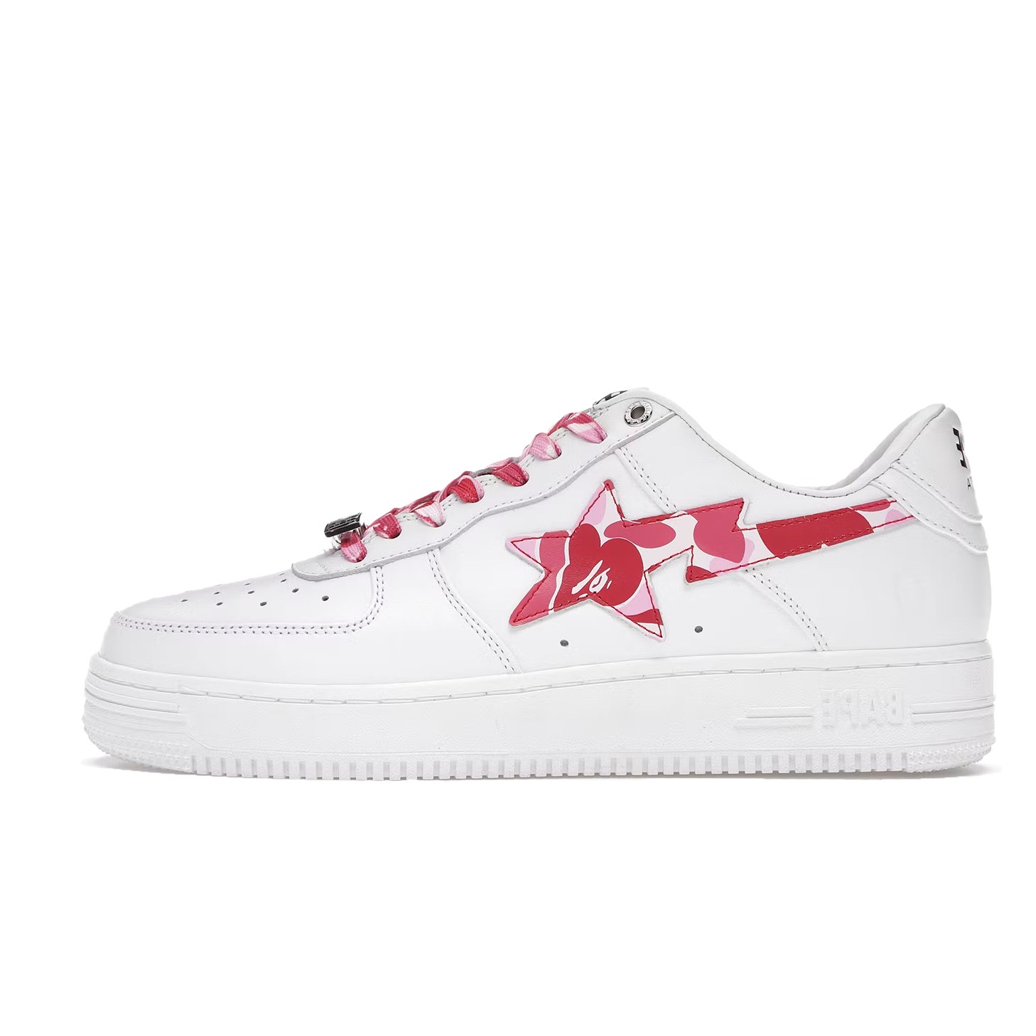 A Bathing Ape Bape Sta Low White ABC Camo Pink
