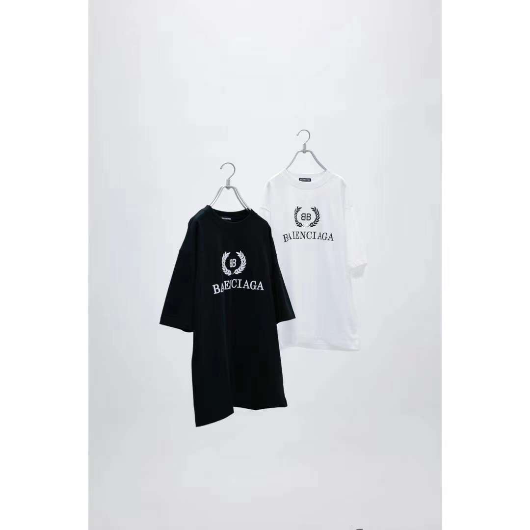 BB Balenciaga logo print T-Shirt White 5.16