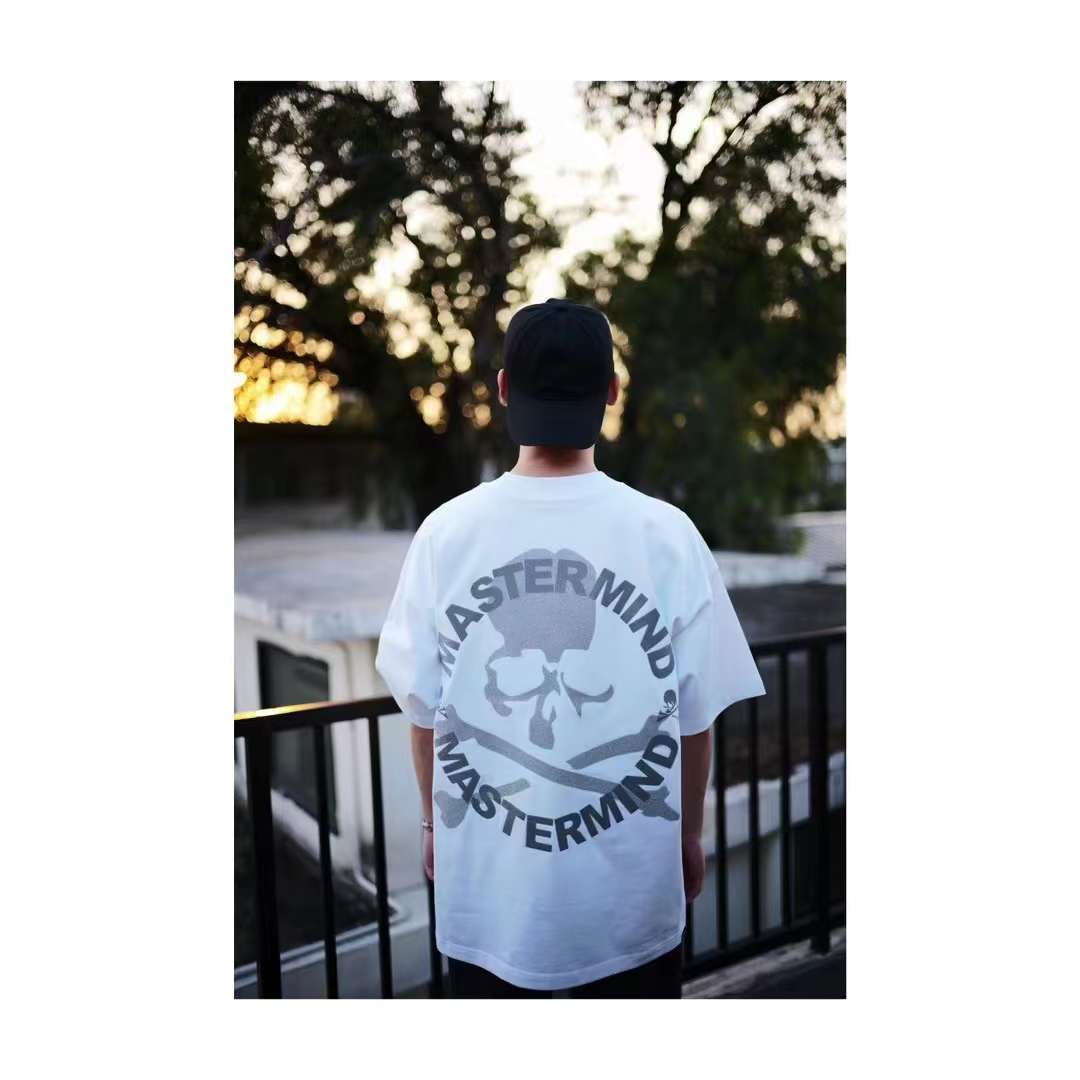 MasterMind Japan Foil stamping logo T-shirt White 5.16