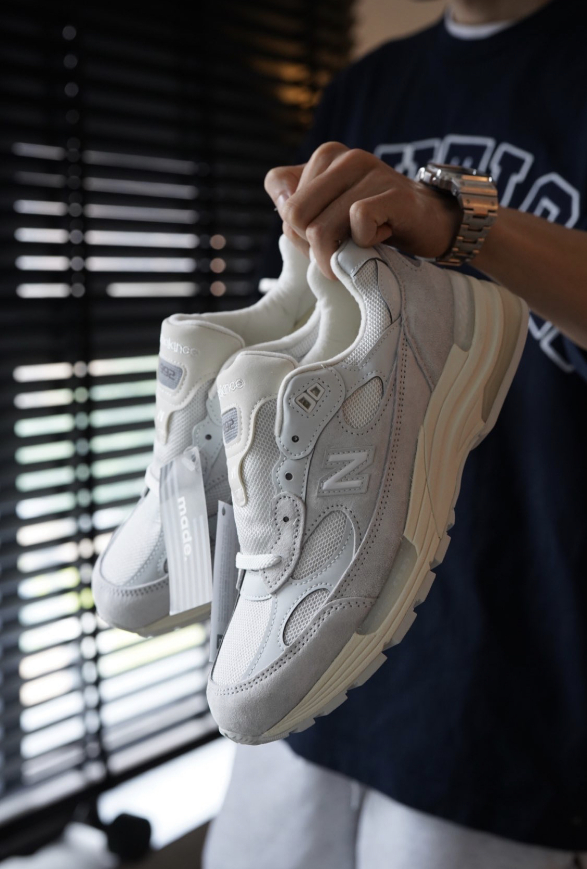 New Balance 992 White Silver (2021)