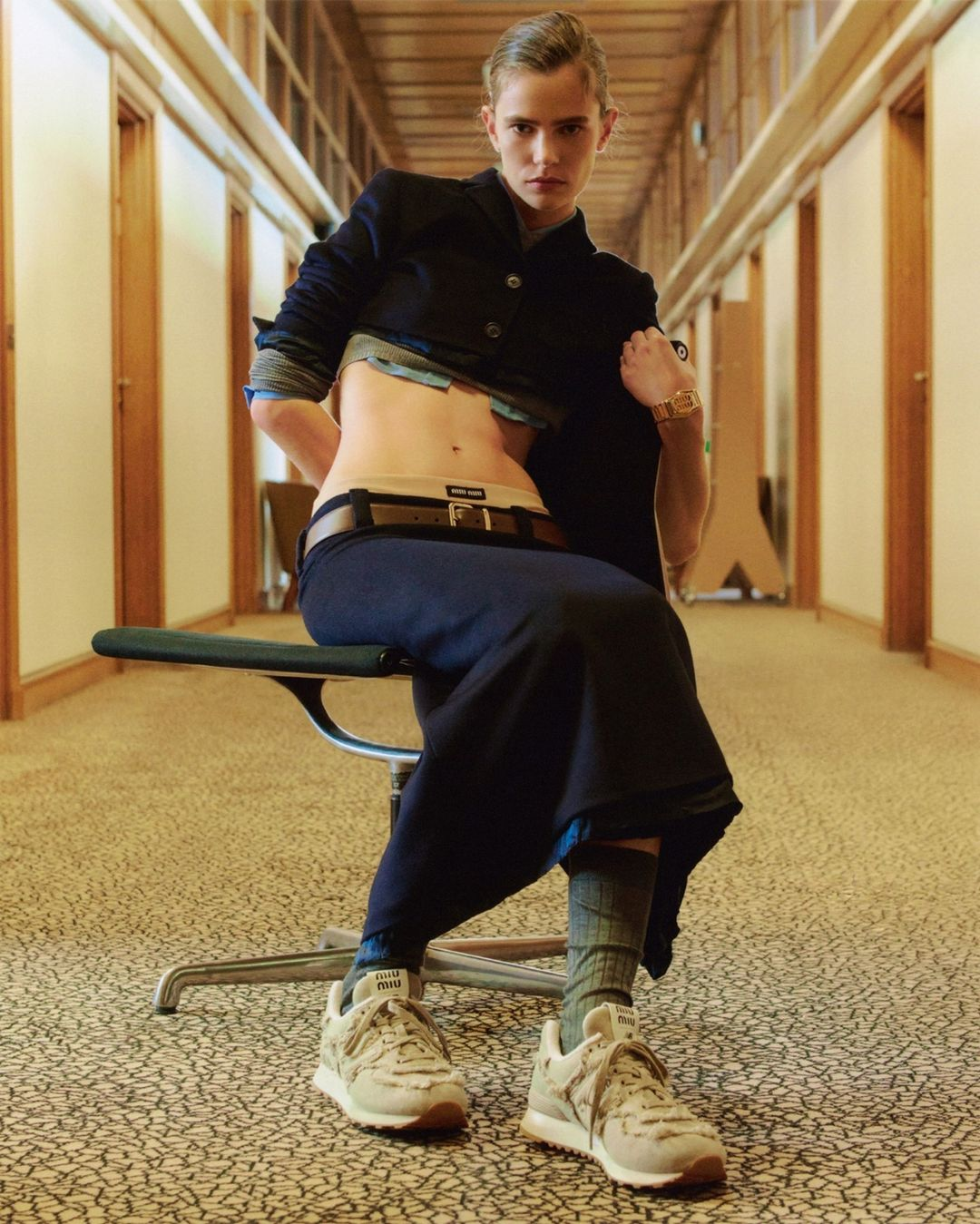 New Balance 574 Miu Miu Denim Beige (Be careful about the size!!)