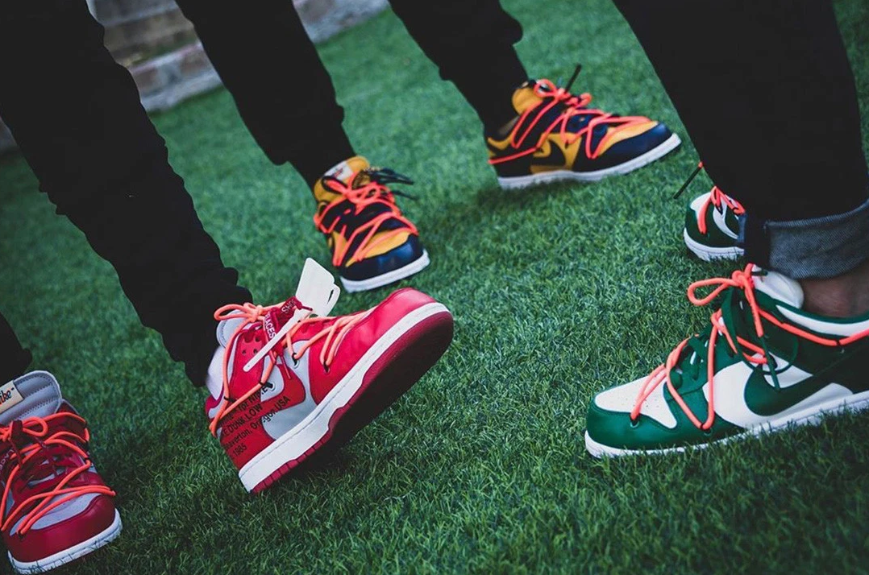 NIke SB Dunk Off White University Red