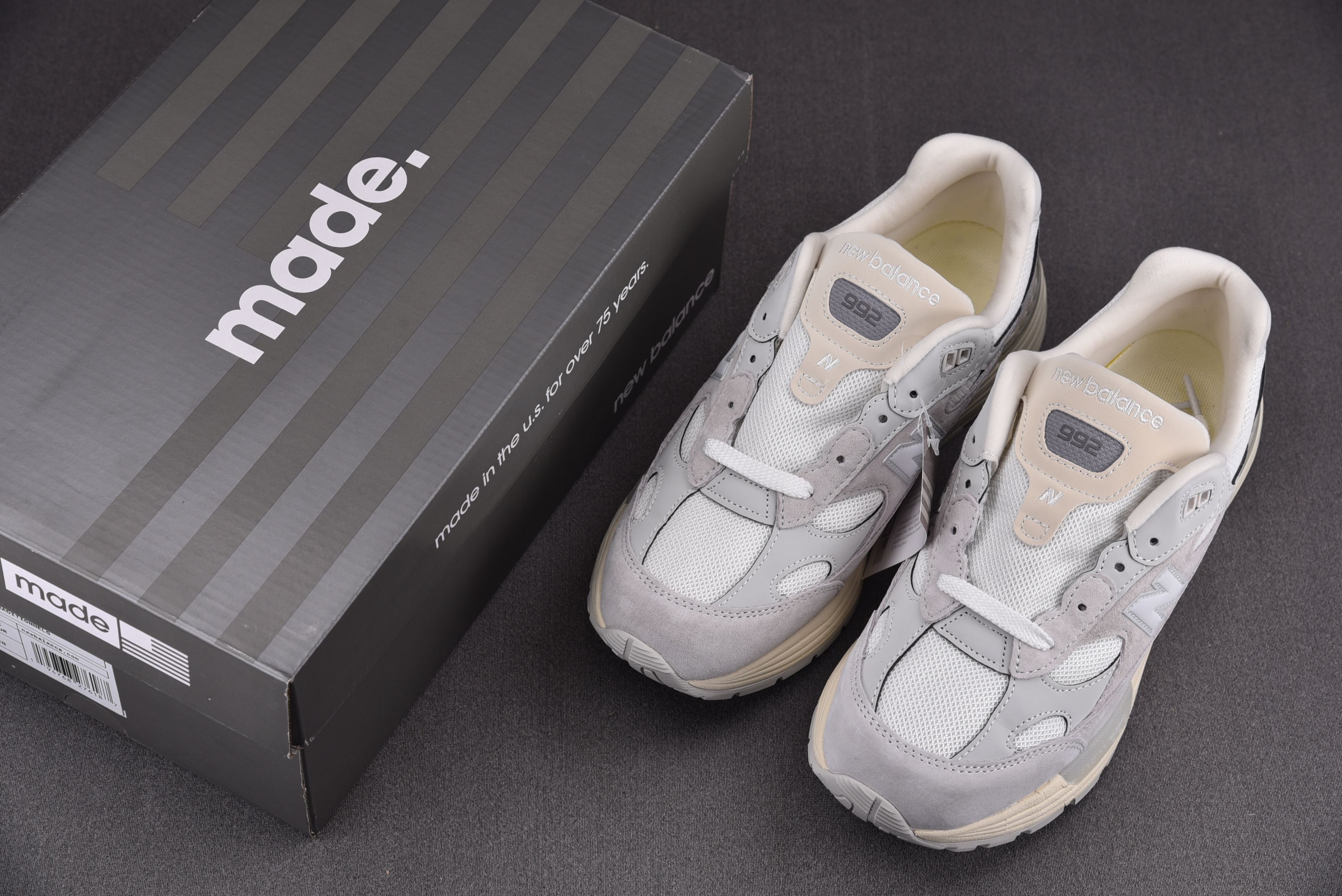 New Balance 992 White Silver (2021)