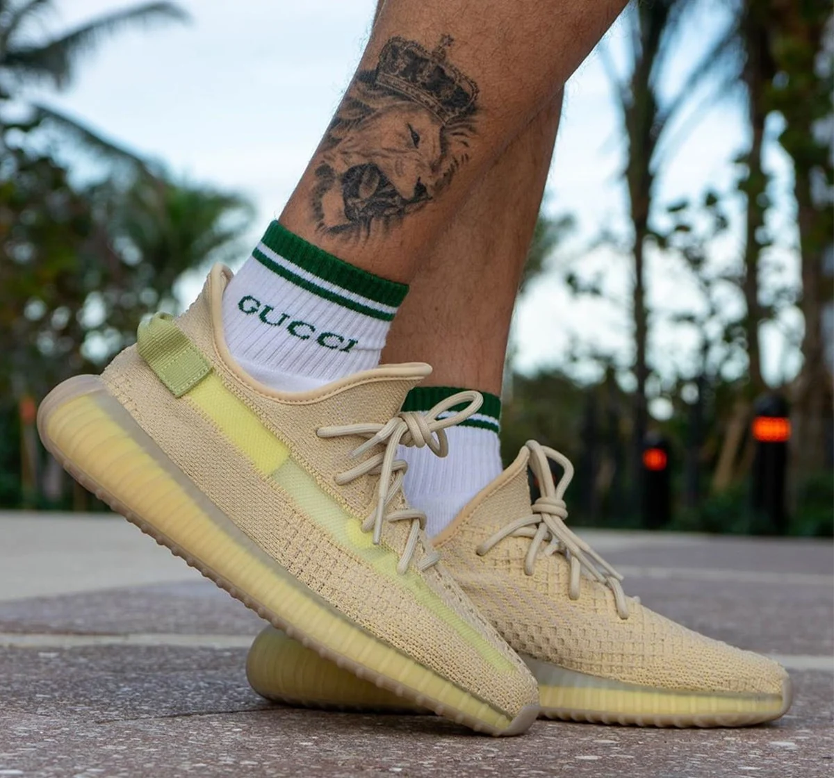 ADIDAS YEEZY Yeezy Boost 350 V2 'Flax' sneakers