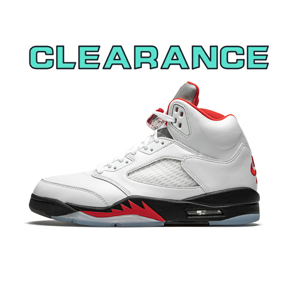 【Clearance】Jordan 5 Retro Fire Red Silver Tongue （US10）