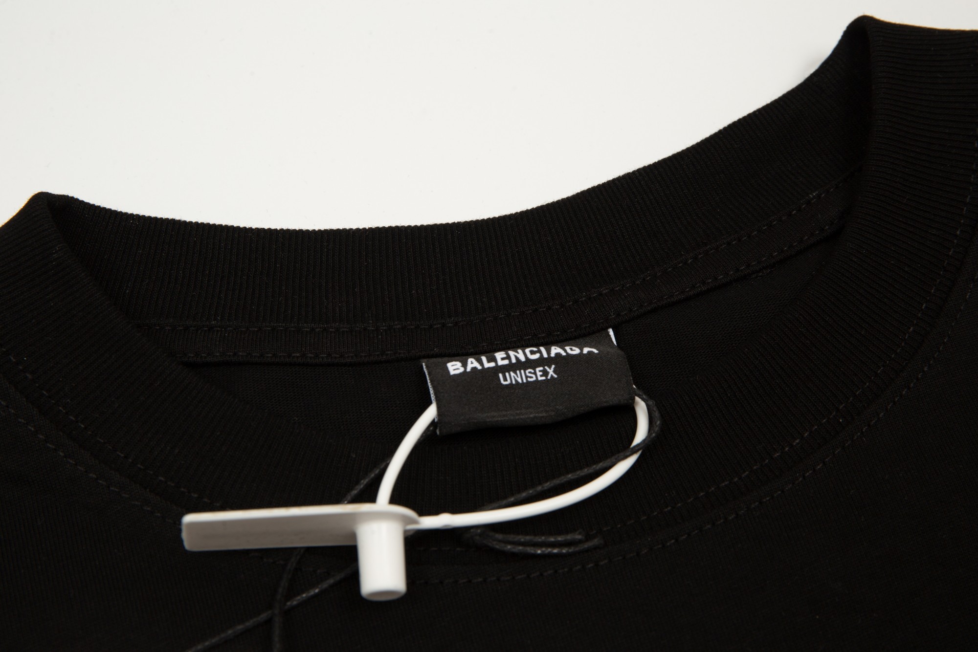 Balenciaga Double B Logo Reversible Short Sleeve T-Shirt Black 6.14