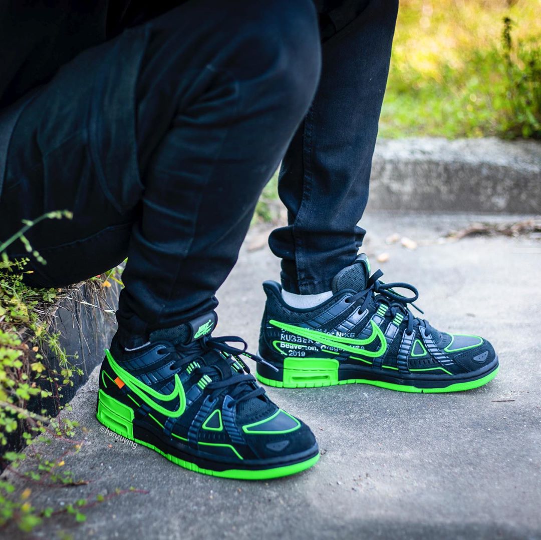 Nike Air Rubber Dunk Off-White Green Strike