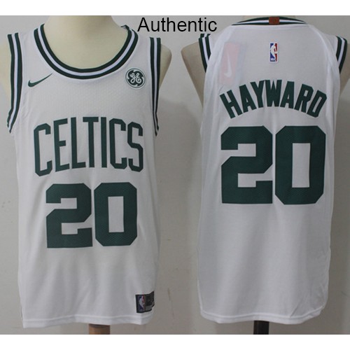 Boston Celtics #20 Gordon Hayward White Authentic Association Edition Jersey Mens