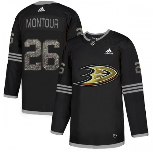 Adidas Anaheim Ducks #26 Brandon Montour Black Authentic Classic Stitched Jersey Men's