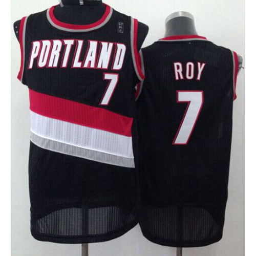 Revolution 30 Portland Trail Blazers #7 Brandon Roy Black Stitched Jersey Mens