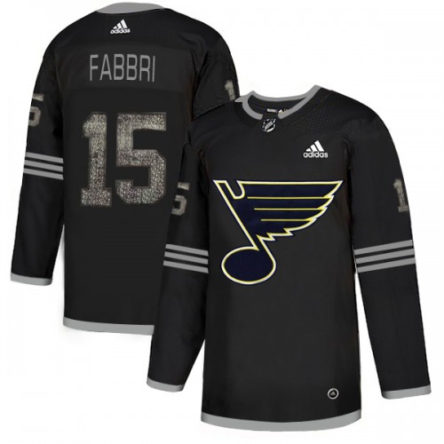 Adidas St. Louis Blues #15 Robby Fabbri Black Authentic Classic Stitched Jersey Men's