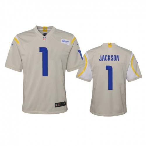 Los Angeles Los Angeles Rams #1 Desean Jackson Youth Game Jersey - Bone Youth