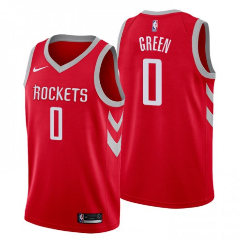 Houston Rockets #0 Jalen Green Red Swingman Icon Edition Jersey Mens