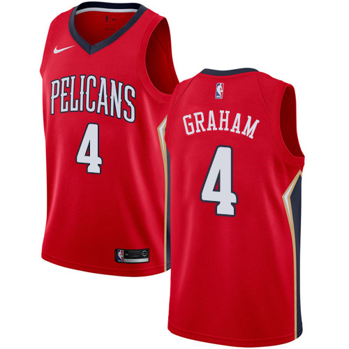 New Orleans Pelicans #4 Devonte Graham Red Womens Swingman Statement Edition Jersey Womens