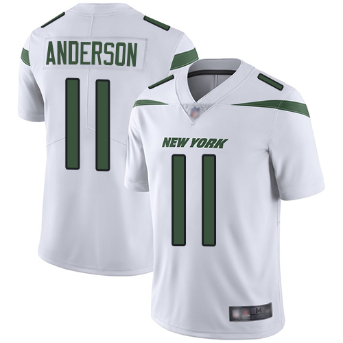 New York Jets #11 Robby Anderson White Men's Stitched Vapor Untouchable Limited Jersey Men's