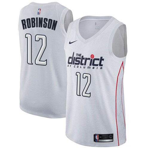 Washington Wizards #12 Jerome Robinson White Youth Swingman City Edition Jersey Youth
