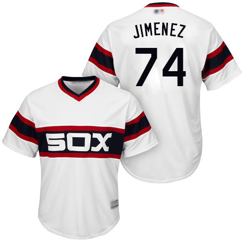 Chicago White Sox #74 Eloy Jimenez White Alternate Home Cool Base Stitched Youth Jersey Youth