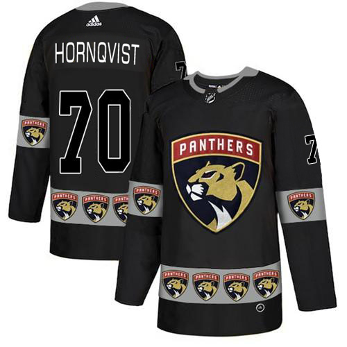 Adidas Panthers #70 Patric Hornqvist Black Authentic Team Logo Fashion Stitched Jersey