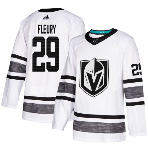 Adidas Golden Vegas Golden Knights #29 Marc-Andre Fleury White Authentic 2019 All-Star Stitched Youth Jersey Youth